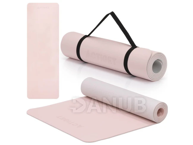 Tornaszőnyeg - 183x61x0,6 cm - csúszásgátló - szürke/világosszürke