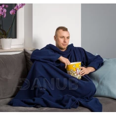 Takaró ujjakkal sötétkék