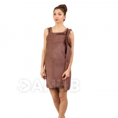 Fürdőköpeny törölköző - Barna