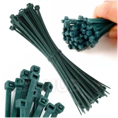 Rögzítőpántok – 100 db – 15 cm – zöld