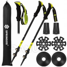 Összecsukható túrabotok – állítható hosszúság többféle terepre – tartótokkal