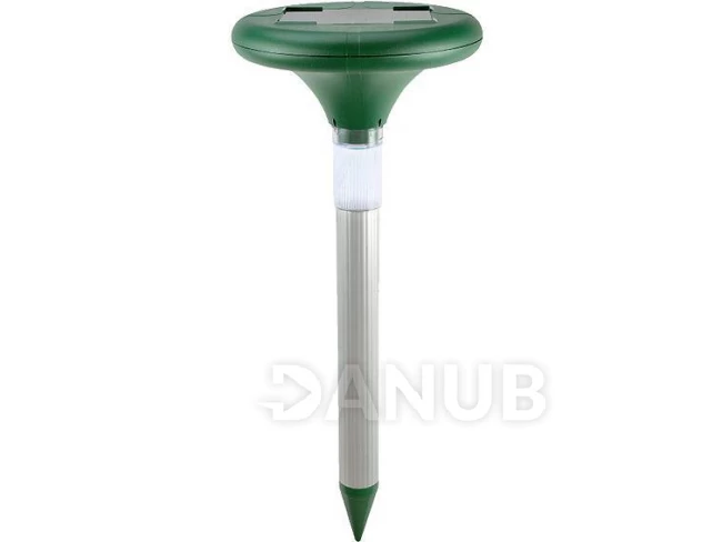 Napelemes vakondriasztó karó LED fénnyel, 800 nm