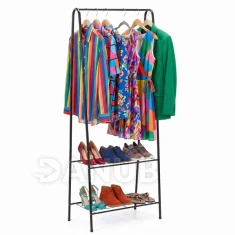 Ruházati állvány 150 cm - fekete