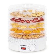 Élelmiszárító - 5 szint - 15l - 350W - 32 cm - fehér