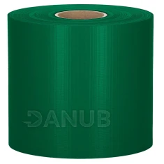 Kerítésárnyékoló szalag – 450 g/m² – 50 m x 19 cm – sötétzöld + 20 db rögzítőkapocs