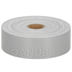 Kerítésárnyékoló szalag – 450 g/m² – 50 m x 4,75 cm – világosszürke + 20 db rögzítőkapocs