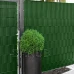 Árnyékoló kerítés szalagok és klipszek (20db) - PVC - 35m x 19cm - 450 g/m2 - sötétzöld Árnyékoló kerítés szalagok és klipszek (20db) - PVC - 35m x 19cm - 450 g/m2 - sötétzöld