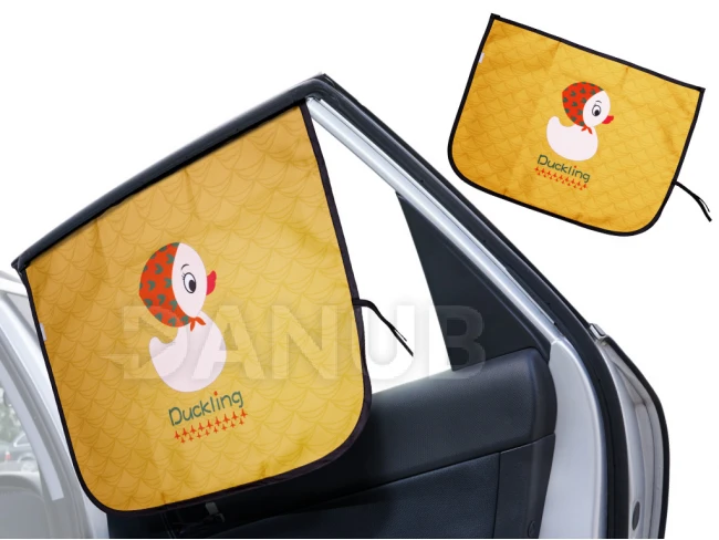 Mágneses autós napellenző- kiskacsa