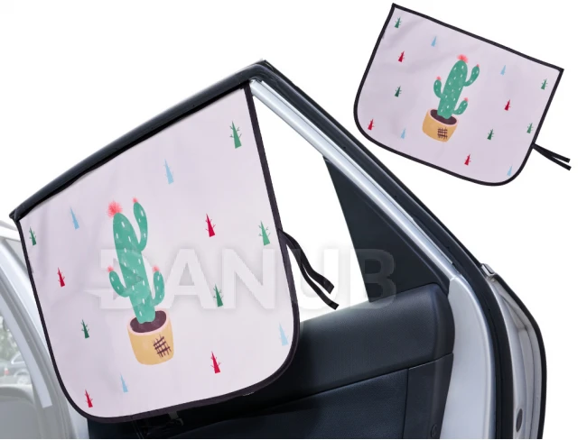 Mágneses autós napellenző - kaktusz