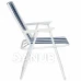 Összecsukható szék - fehér és kék csíkokkal