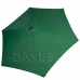 Kerti napernyő Modern 260cm - zöld