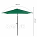 Kerti napernyő Modern 260cm - zöld