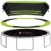 Hab rugóvédő trambulinra - 244 cm - fekete-zöld