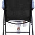 Összecsukható kerti szék - fekete - 2 db
