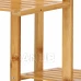 Fa virágállvány - 20x40x102 - 6 fa polccal