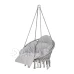 Függőfotel párnával 60x80x120 cm – szürke
