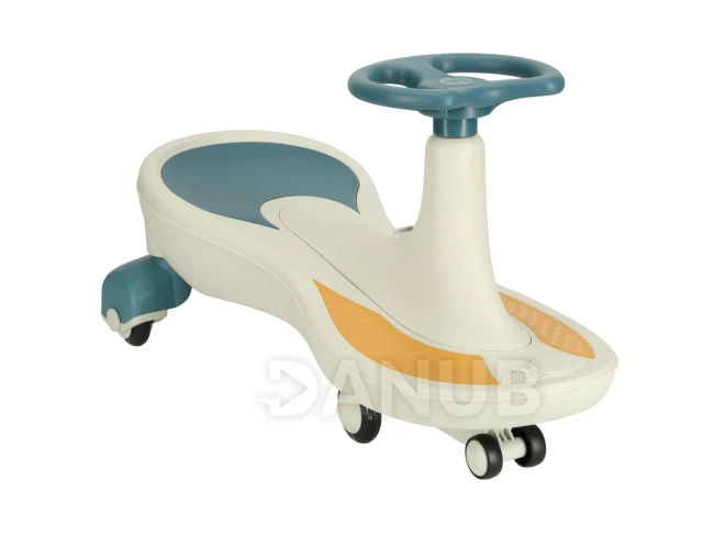 Gravitációs robogó zenelejátszással + Led kerekek - kék-fehér