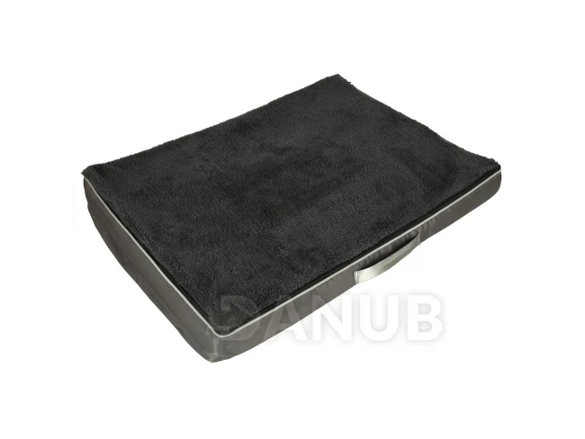 Ortopéd kutyafekhely - szürke - 90x70x10cm