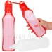 Vizes palack kutyáknak és macskáknak itatóval - 250 ml - piros