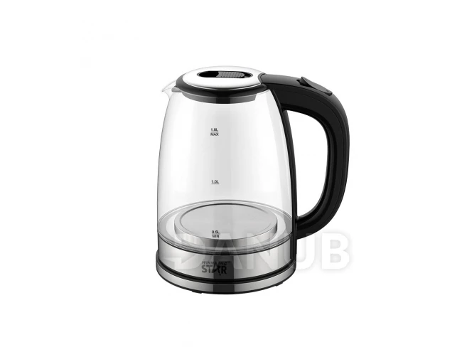 WinningStar - Elektromos üveg vízforraló - 1500 W - 1.8 L