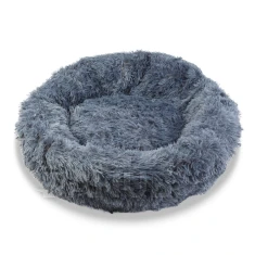 Kutyafekhely - kör - méret "XL" - 80 cm - szürke