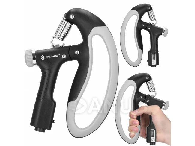 Kézi erősítő - állítható ellenállás 10-100 kg - mozgásszámlálóval