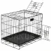 Kisállat ketrec - összecsukható - 60 x 50 x 42 cm - S - fekete Kisállat ketrec - összecsukható - 60 x 50 x 42 cm - S - fekete
