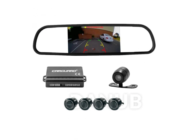 Tolatókamera és radar szett - kijelzős visszapillantóval