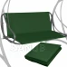 Ülőke kerti hintához - 110 x 90 cm - sötétzöld