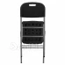 Kerti összecsukható catering/kemping szék - fekete