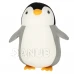 2 az 1-ben utazó nyakpárna - pingvin