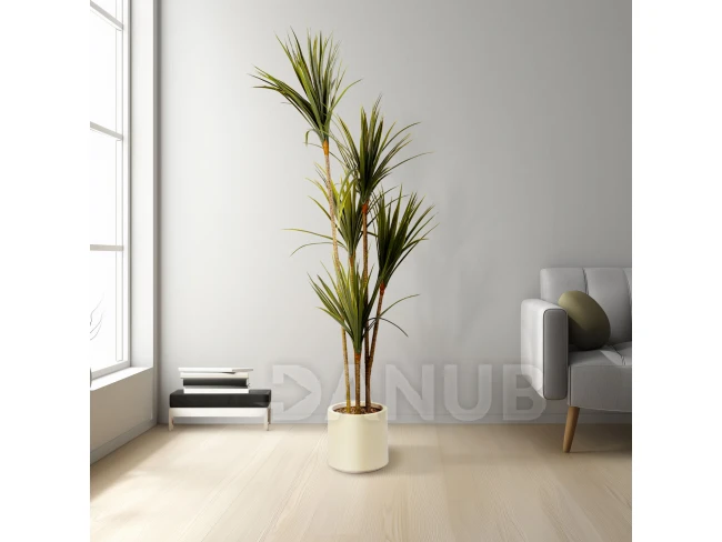 Műnövény dekoráció - pálma - zöld - 1,5 m