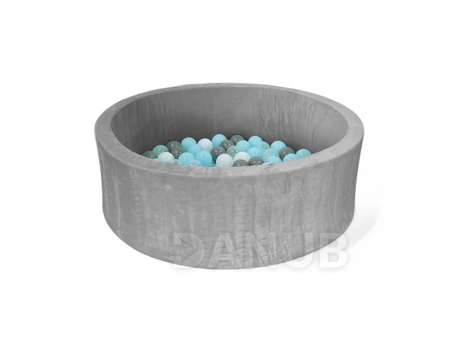 Száraz játszómedence - szürke