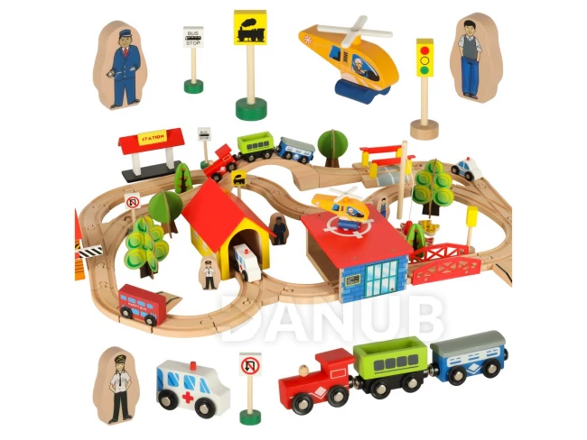 Fa vonatszett - 69 alkatrész