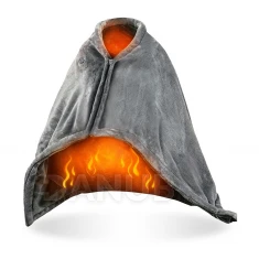 Fűthető USB -s takaró - 150 x 80 cm - 40 - 52°C - szürke
