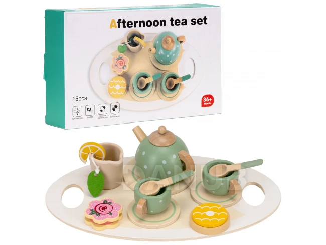 Fa reggeli szett gyerekeknek - 14 darabos