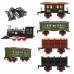 Gyerekvonat kocsikkal, gőzzel és hangokkal, elemmel