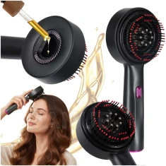 Elektromos fejbőr masszírozó kefe + USB - fekete