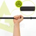Olimpiai egyenes rúd 25 mm-es menettel – 120 cm – fekete