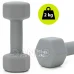 Súlyzók állványon - 6 darabos szett - súlyok: 1 kg, 2 kg, 3 kg
