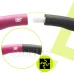 NBR habbal bélelt hula hoop, 88 cm átmérőjű, összecsukható, szürke‑rózsaszín