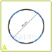 NBR habbal bélelt hula hoop – 88 cm – összecsukható – szürke-kék