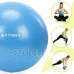 Pilateshez és rehabilitációhoz való gimnasztikai labda – 22 cm, pumpával – kék