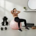 Gimnasztikai labda pilateshez és rehabilitációhoz - 65 cm pumpával - púderrózsaszín