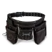 Professzionális bőr szerszámtartó öv - 7 zseb, 1 kalapácstartó, 4 ceruzatartó