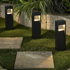 Leszúrható szolár lámpa - 2 melegfehér LED - 33 x 8 x 5 cm