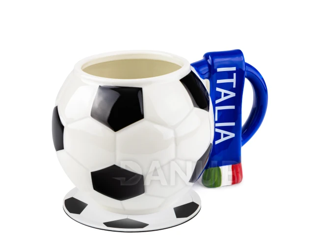 Focis bögre sállal Olaszország és focis alátét