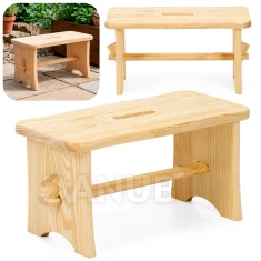 Szék 40x20x20 cm – világosbarna