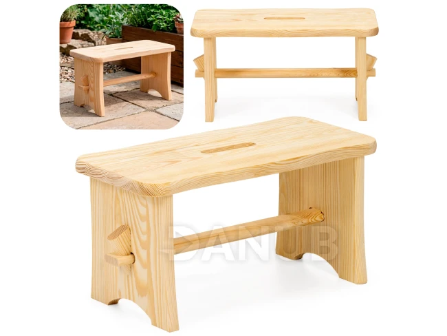 Szék 40x20x20 cm – világosbarna