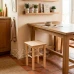 Fa emelt szék – 30x30x43,5 cm – világosbarna